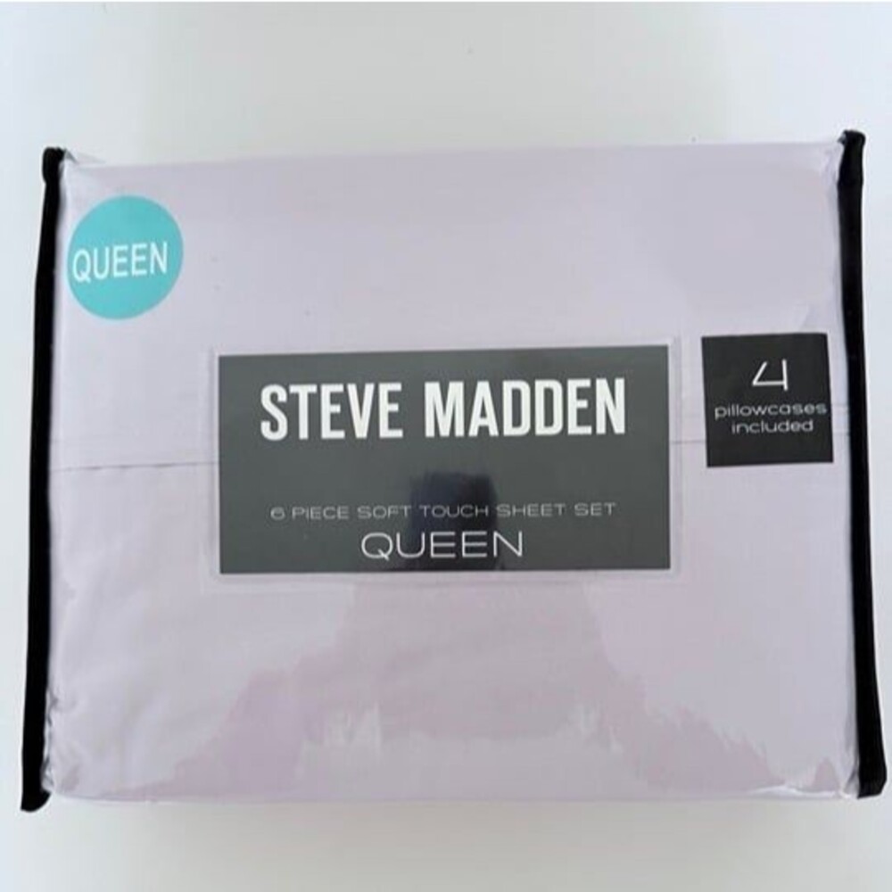 Steve Madden Queen 6 Piece Soft Touch Sheet Set